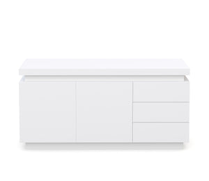 Sideboard LED ELVIO weiss