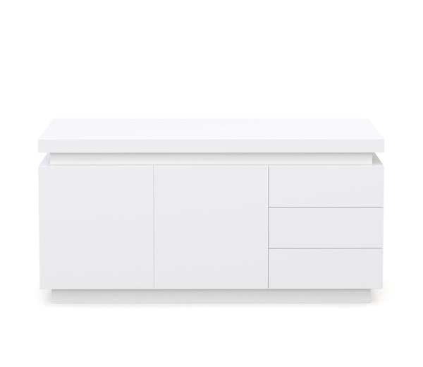 Sideboard LED ELVIO weiss