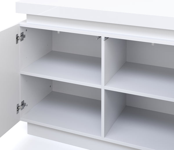 Sideboard LED ELVIO weiss