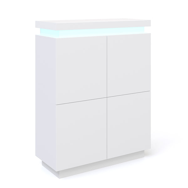 Kommode LED ENRICO weiss