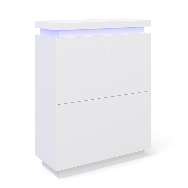 Kommode LED ENRICO weiss