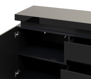 Kommode LED GIANNI schwarz