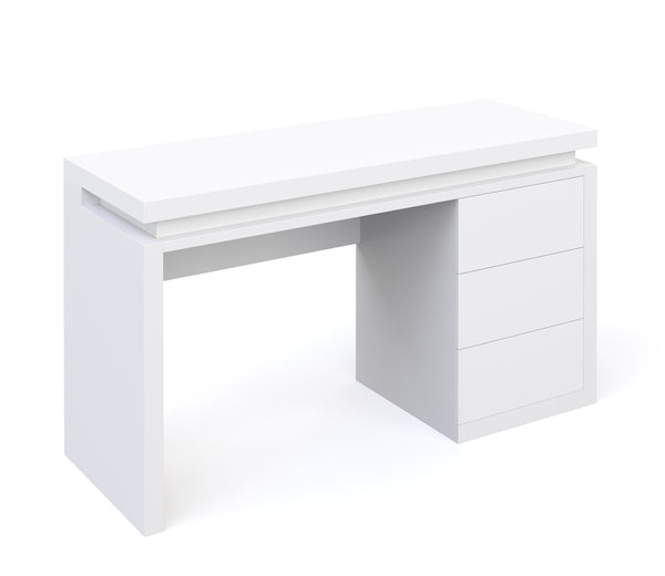Schreibtisch LED LEANDRO weiss