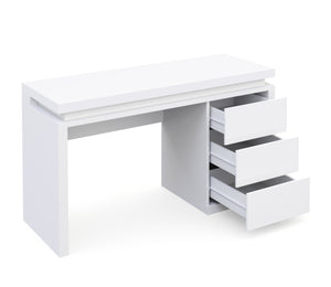 Schreibtisch LED LEANDRO weiss