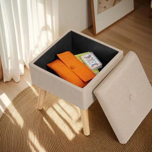 Sitzhocker mit Stauraum Elva Sand