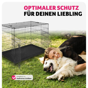 Hundekäfig-Gitterbox Luna 78 x 48 x 52,5 cm