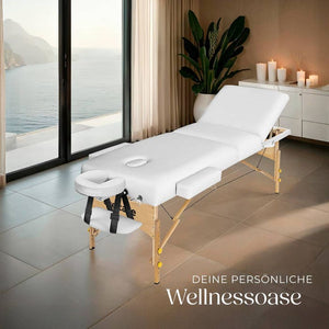 3 Zonen Massageliege-Set Somwang weiss