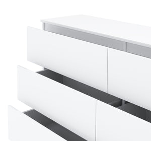 Kommode TALA weiss 6 Schubladen