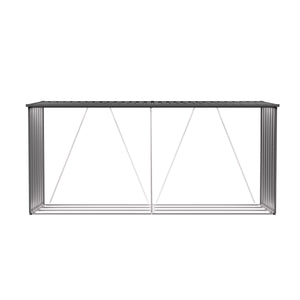 Kaminholzregal Outdoor 330 x 84 x 152 cm