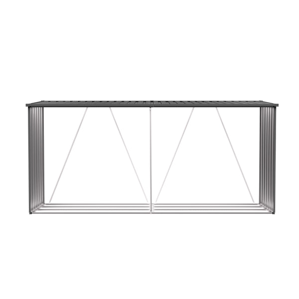 Kaminholzregal Outdoor 330 x 84 x 152 cm