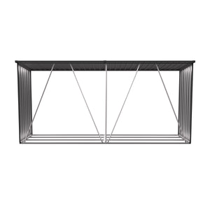 Kaminholzregal Outdoor 330 x 84 x 152 cm