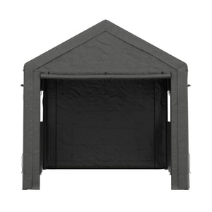 Faltpavillon BORTU 6 x 3 m anthrazit inkl. 4 Seitenwände