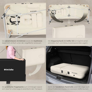 3 Zonen Massageliege Phuket beige