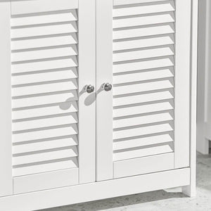 Waschbeckenunterschrank Badezimmerunterschrank Weiss FRG237-II-W