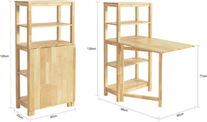 Klappbarer Esszimmertisch | Küchentisch | Holztisch | FWT70-N