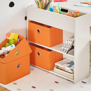 Kindertisch Mit 2 Stühlen Kindersitzgruppe Spieltisch Weiss| KMB75-W