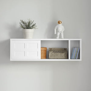 Wandgarderobe | Hängeregal | Flurgarderobe Weiss FHK18-W