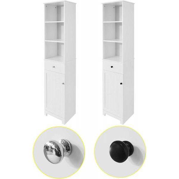 Bad Hochschrank Badschrank Badregal Weiss