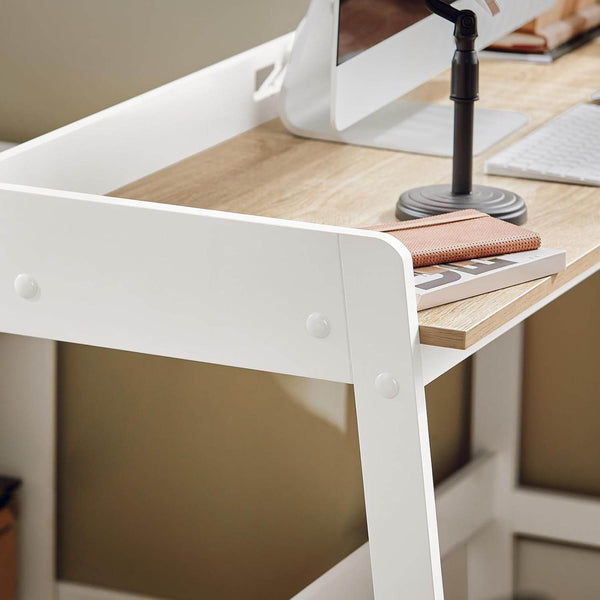 Schreibtisch | Bürotisch | Kinderschreibtisch | Weiss-Natur
