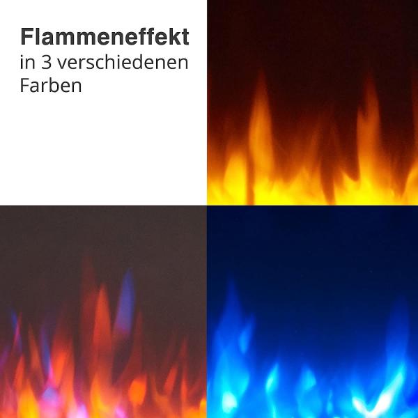 RICHEN Elektrischer Einbaukamin Fiamma 60" - Elektrokamin