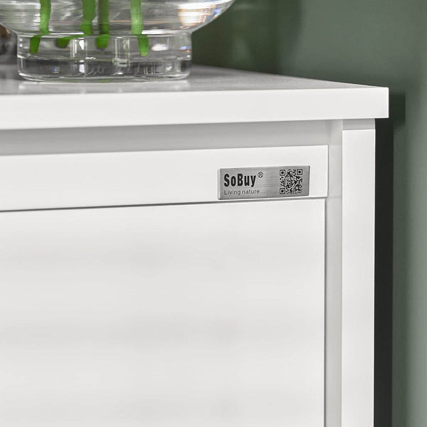 Badkommode | Badzimmerschrank | Flurschrank Weiss BZR13-W