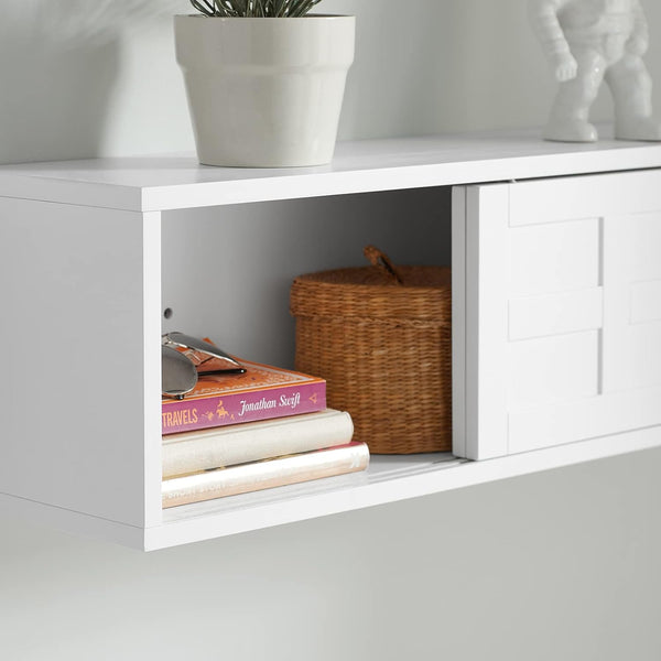 Wandgarderobe | Hängeregal | Flurgarderobe Weiss FHK18-W