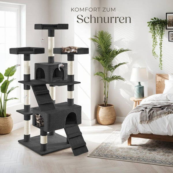 Kratzbaum Barney 170cm schwarz