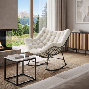 Schaukelstuhl Tami beige