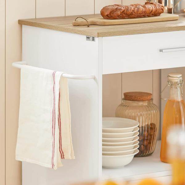 Küchenwagen | Sideboard | Servierwagen | Kücheninsel | Weiss