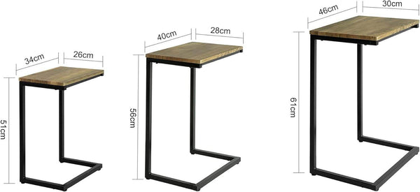 3er Set Beistelltische | Sofatisch | Couchtisch | FBT102-F