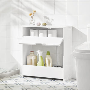 Nischenregal | Badezimmerschrank | Nischenschrank Weiss BZR48-W