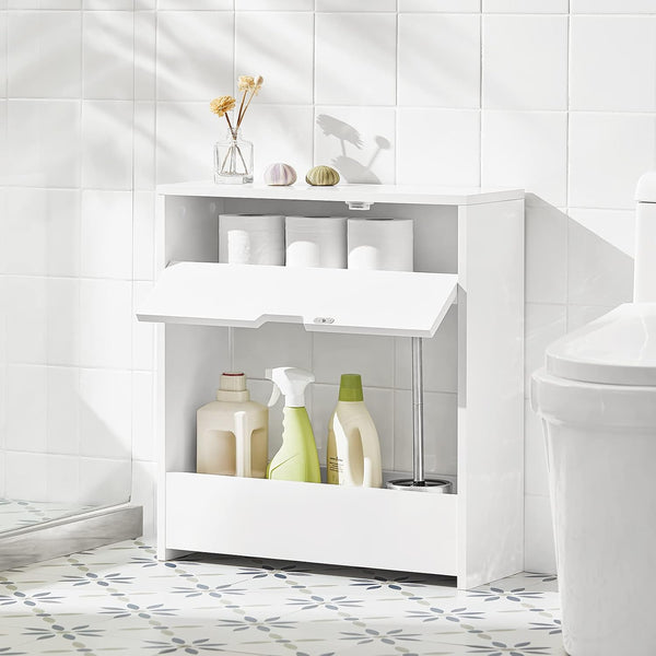Nischenregal | Badezimmerschrank | Nischenschrank Weiss BZR48-W