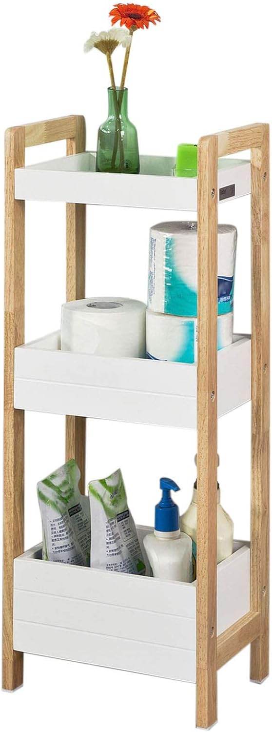 Badregal kleines Regal Aufbewahrungsregal Weiss FRG226-WN