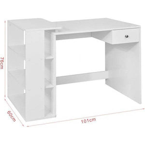 Schreibtisch Weiss Bürotisch mit Regal Computertisch
