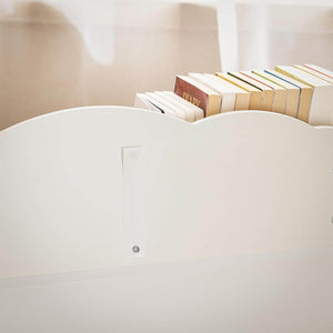 Kinderbücherregal Aufbewahrungsregal Montessori Regal Weiss