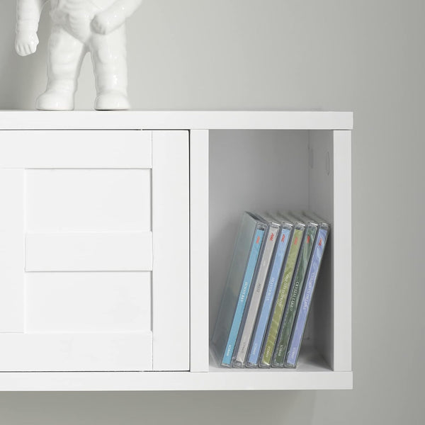 Wandgarderobe | Hängeregal | Flurgarderobe Weiss FHK18-W