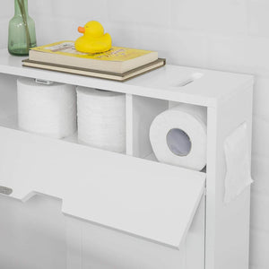 Badrollwagen | Nischenregal | Badschrank Weiss BZR31-W