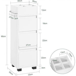 Badezimmerschrank | Badkommode | Midischrank