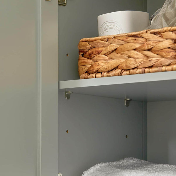 Bad Hochschrank | Badschrank | Badregal | Badezimmerschrank | BZR68-HG