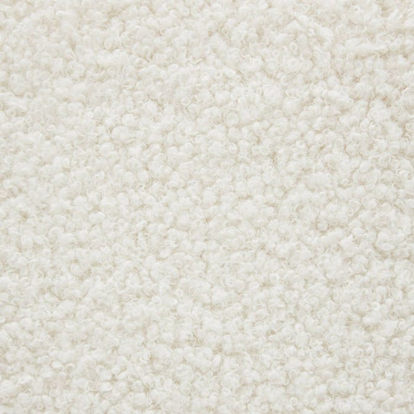 Sitzhocker mit Stauraum Altu XL Bouclé creme-weiß
