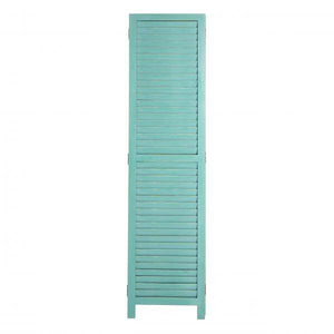 Paravent HWC-C30, Raumteiler Trennwand Sichtschutz, Shabby-Look Vintage, 170x120cm ~ grün