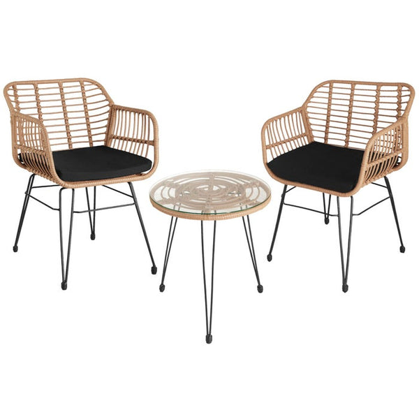 Rattan Sitzgruppe Molfetta natur