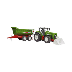 Bruder ROADMAX Traktor mit Frontlader & Kippanhänger