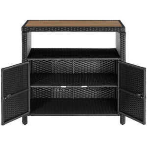 Gartenschrank Monscia schwarz