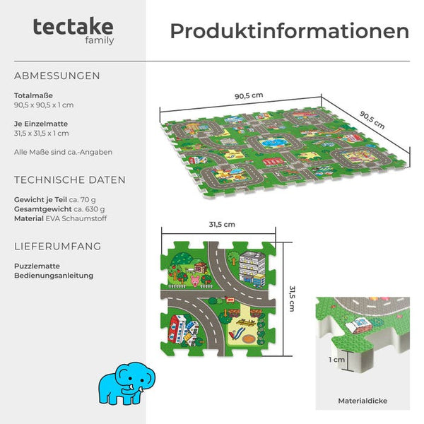 Puzzlematte MyCity