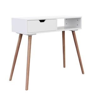 Konsolentisch ALFIA mit Schublade weiss
