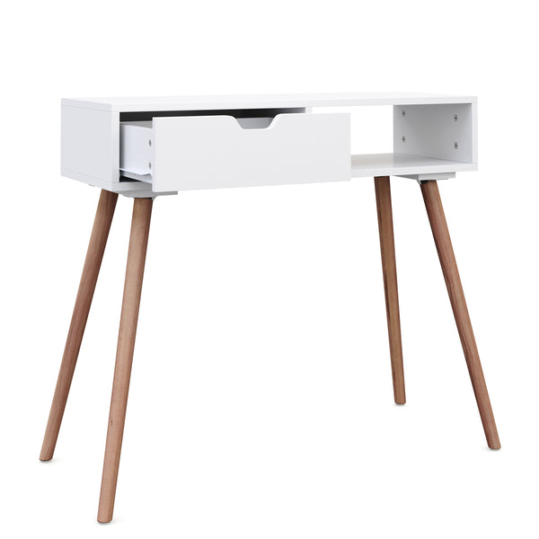Konsolentisch ALFIA mit Schublade weiss