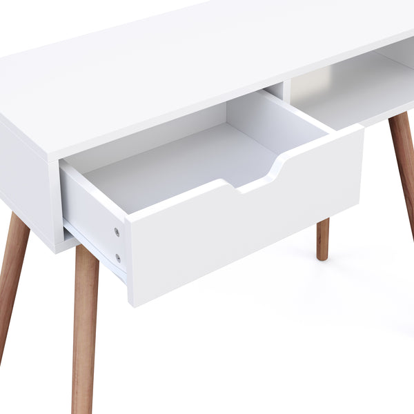 Konsolentisch ALFIA mit Schublade weiss