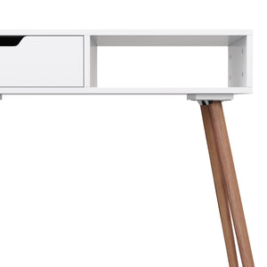 Konsolentisch ALFIA mit Schublade weiss