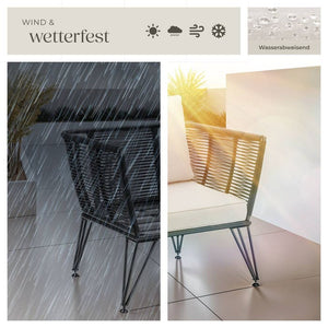 Garten-Loungesessel Sundo 4er Set